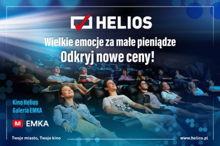 Kino Helios z nowym cennikiem biletów!