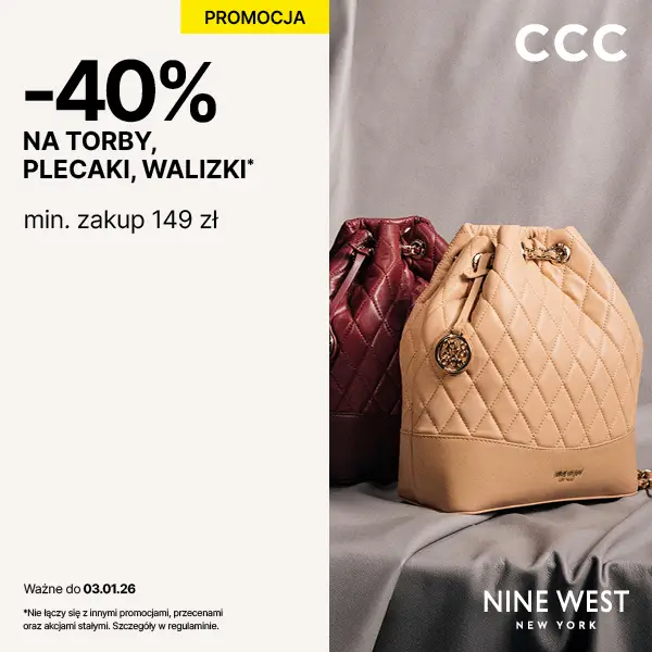 CCC - - 40% na TORBY, PLECAK, WALIZKI