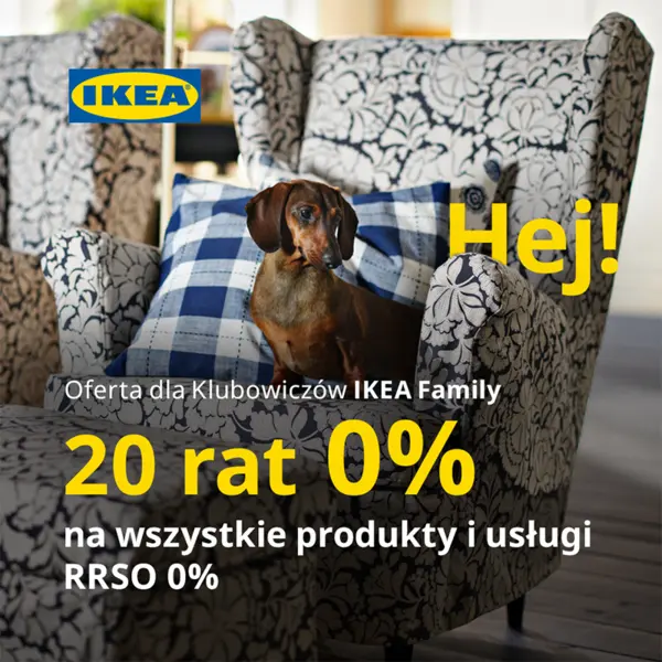 Studio Planowania IKEA - 20 rat 0% na wszystkie produkty i usługi. RRSO 0%