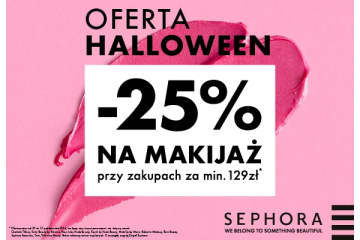 Sephora - OFERTA Halloween - 25% na makijaż